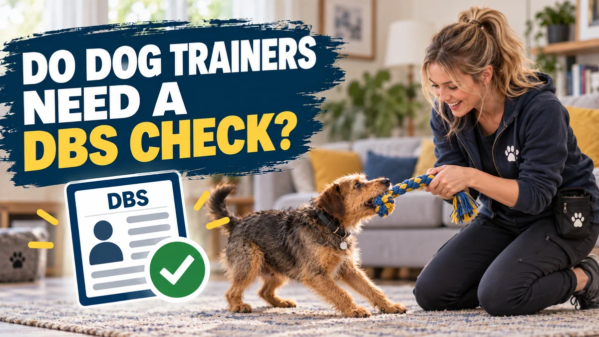 Do Dog Trainers Need a DBS Check in the UK?