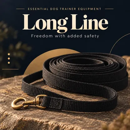 Long line for dog training
